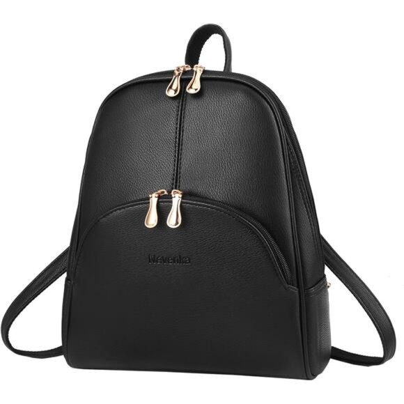 Backpack Purse for Women Casual Shoulder Bag PU Leather Zipper Closure main image 2